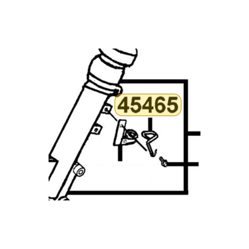 45465-KEB7-E00 GUIDE HOSE BRK FR — diagram cutout