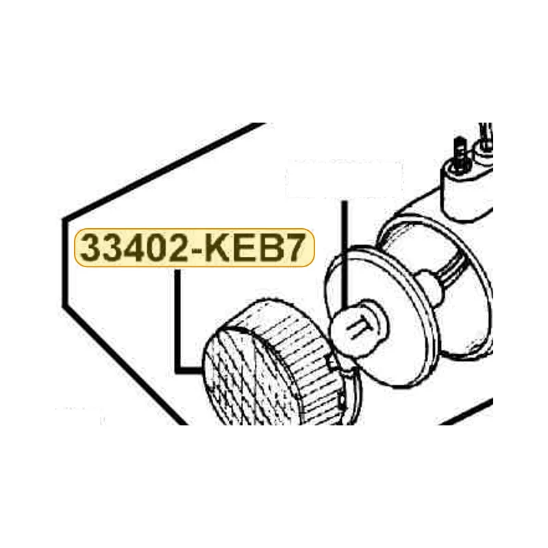 33402-KEB7-900 LENS R FR WINKER — diagram cutout