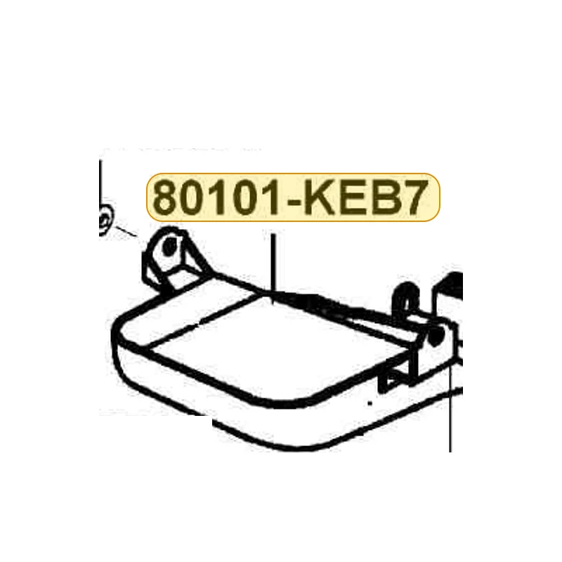 80101-KEB7-900-N1R FENDER A REAR (Black) — diagram cutout