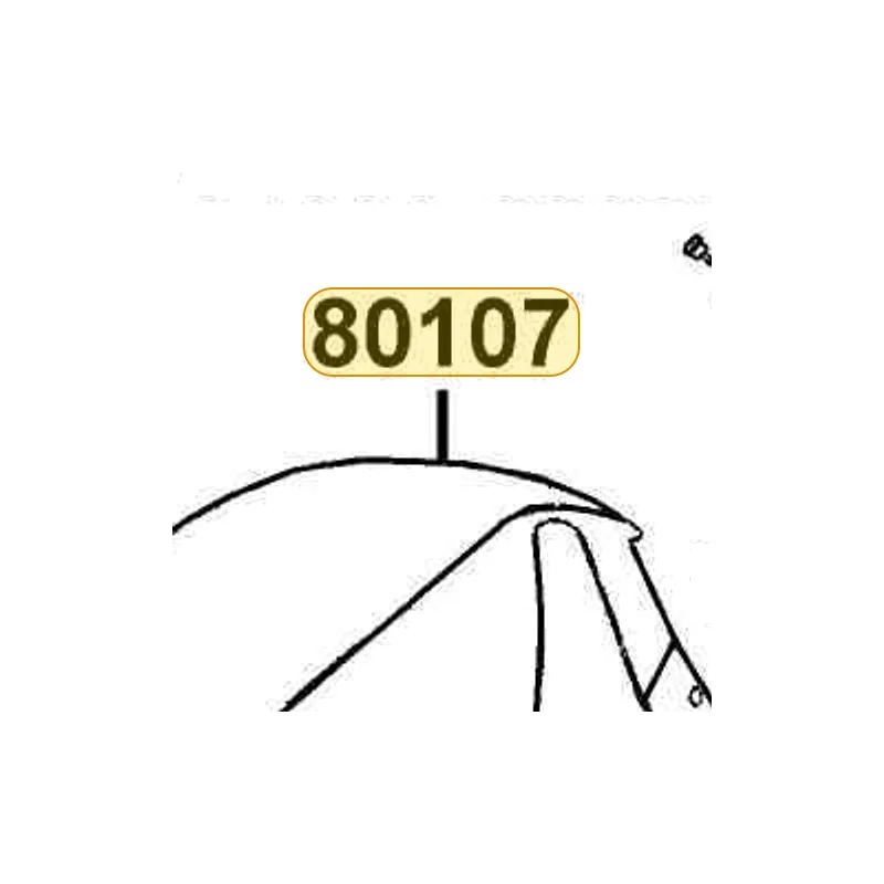 80107-KEB7-900-N1R FENDER B RR (Black) — diagram cutout