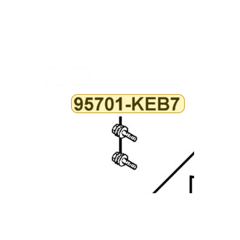 95701-KEB7-E00 BOLT TORQUE 6*16 — diagram cutout