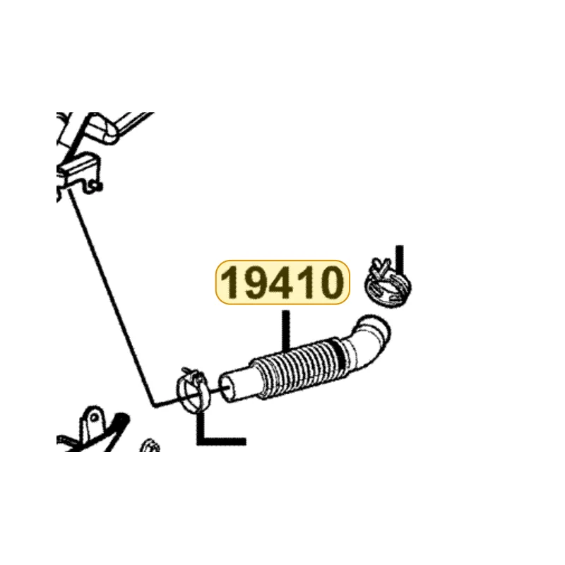 19410-KEB7-900 HOSE COLLING — diagram cutout