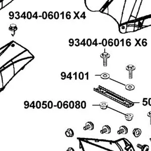 94101-06800 WASHER PLAIN 6MM — diagram cutout