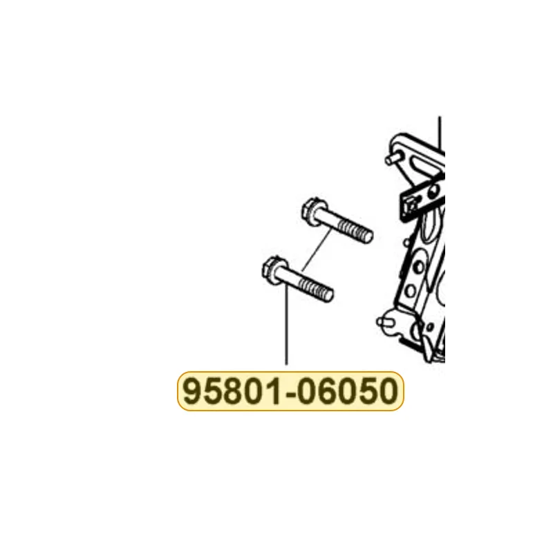 95801-06050-06 BOLT FLANGE 6X5 — diagram cutout