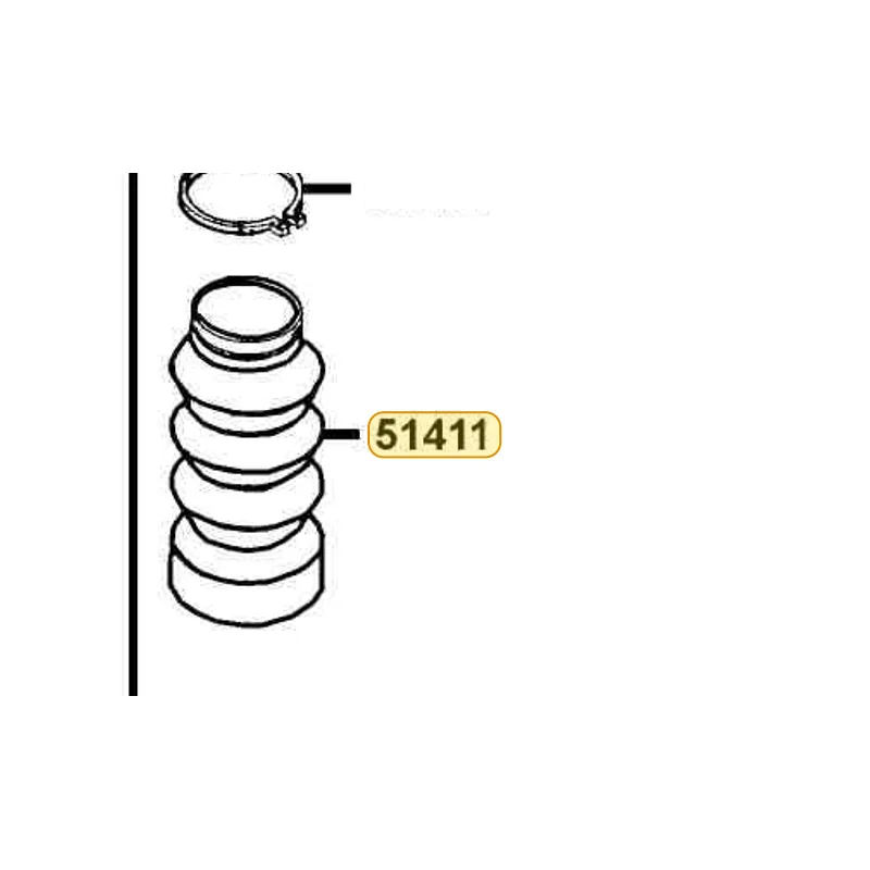 51411-KEB7-900 BOOT — diagram cutout