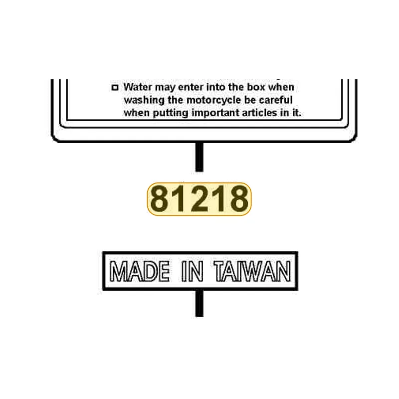 81218-KCAC-P00-T01 CAUTION INNER BOX — diagram cutout