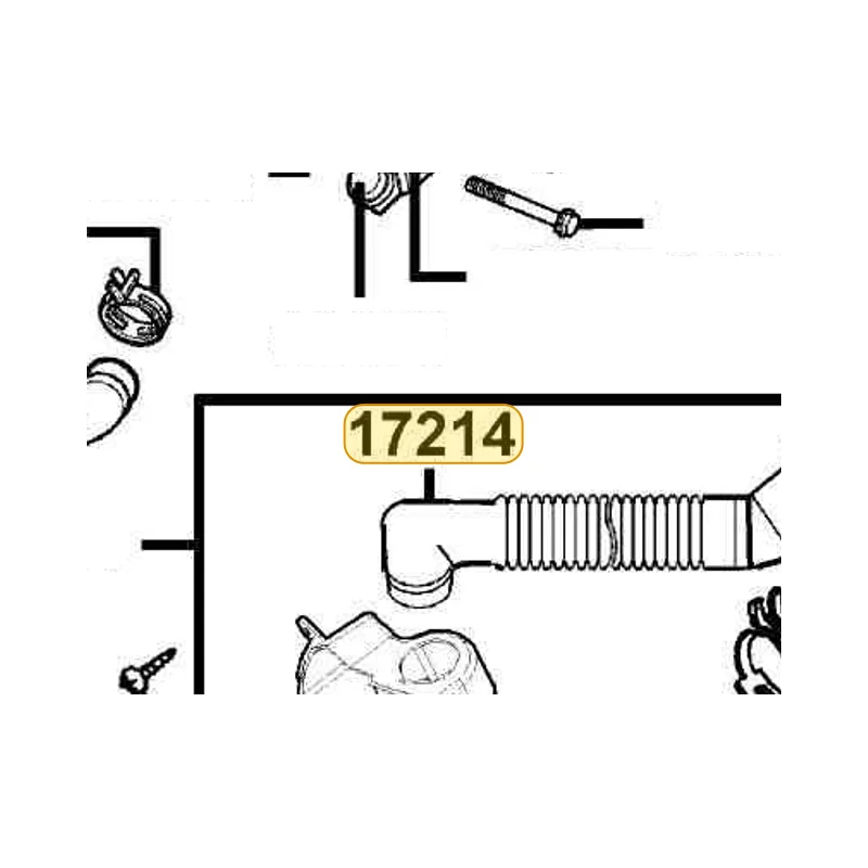17214-KEB7-900 DUCT AIR/C INLET — diagram cutout