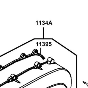 11395-LEA1-900 GASKET L COVER @A — diagram cutout