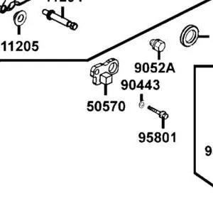 50570-LEA2-900 STOPPER L.. MAIN STAND — diagram cutout