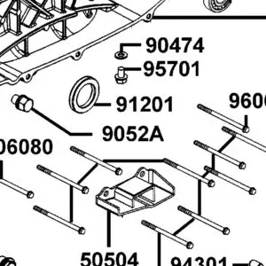 9052A-LEB1-900 BOLT ASSY DRAIN PLUG — diagram cutout
