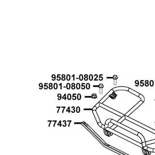 95801-08025-06 BOLT FLANGE 8*25 — diagram cutout