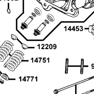 12209-LEA2-90A SEAL VALVE STEM — diagram cutout