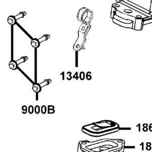 13406-LEA2-900 PLATE FUEL INJECTOR — diagram cutout