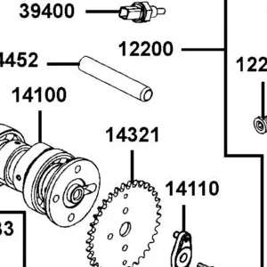 14321-LEB1-900 SPROCKET CAM — diagram cutout