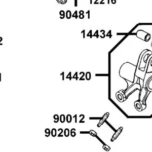14420-LEA2-900 ARM COMP EXH VALVE ROCKER — diagram cutout
