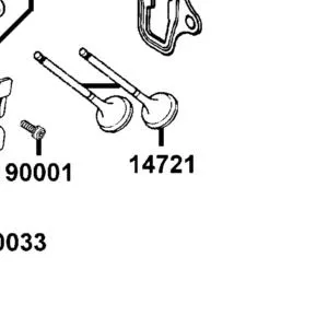 14721-LKC6-900 VALVE EXHAUST — diagram cutout