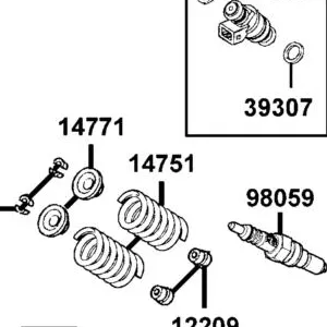 14751-LEA2-900 SPRING VALVE OUTER — diagram cutout