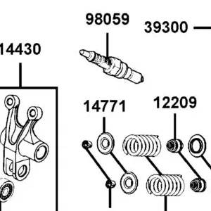 14771-LEA2-900 RETAINER UPPER SPRING — diagram cutout