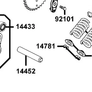 14781-KKE5-E00 COTTER VALVE — diagram cutout