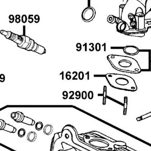 16201-GFY6-910 GASKET CARBURETOR INSULATOR @A — diagram cutout