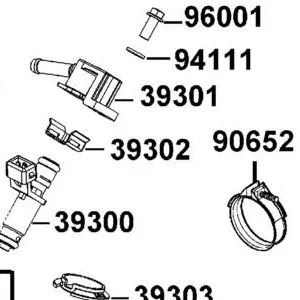 39302-KKE3-900 CLIP SPRING FUEL INJECTOR