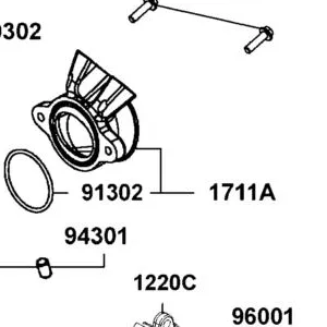 39307-LEB2-305 O-RING B INJECTOR /GREEN