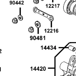 90481-LEA1-900 WASHER. PLAIN 8.1MM — diagram cutout