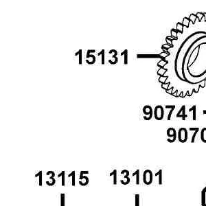 15131-LEA2-900 GEAR OIL PUMP DRIVE — diagram cutout