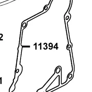 11394-LEA2-900 GASKET R COVER @A — diagram cutout
