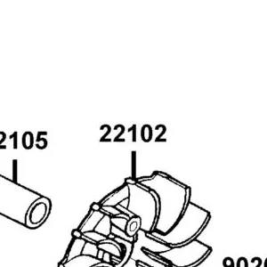22102-LEA2-900 FACE DRIVE — diagram cutout