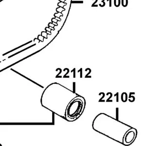22112-GFY6-90A BUSH 24X28X30 — diagram cutout