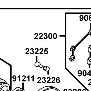 22300-LEA2-900 PLATE ASSY DRIVE — diagram cutout