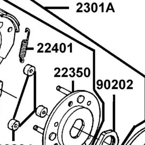 22350-KHC4-W00 PLATE COMP DRIVE — diagram cutout