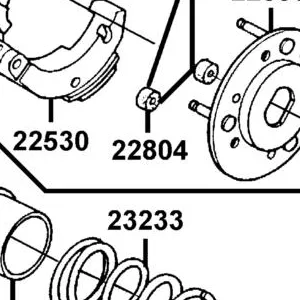 22804-GAR1-W00 RUBBER CLUTCH DUMPER — diagram cutout