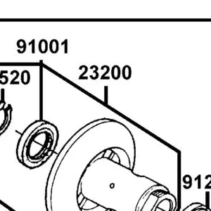 23200-LKC6-900 FACE ASSY DRIVEN — diagram cutout