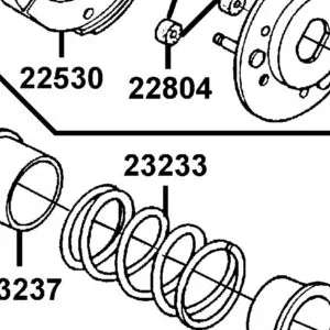 23233-LFE2-910 SPG DRIVEN FACE — diagram cutout