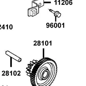 28101-LEA2-900 GEAR STARTER REDUCTION — diagram cutout
