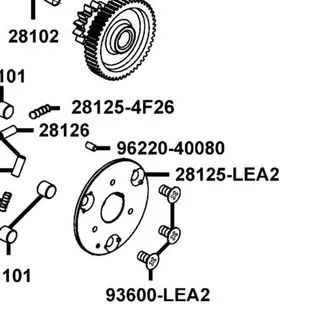 93600-LEA2-910 BOLT SOCKET 6X12 — diagram cutout
