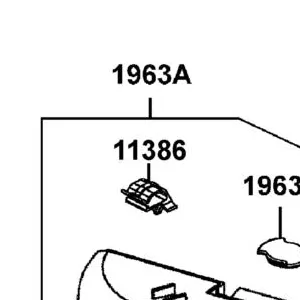 11386-GFY6-900 CLIP VACUUM TUBE — diagram cutout