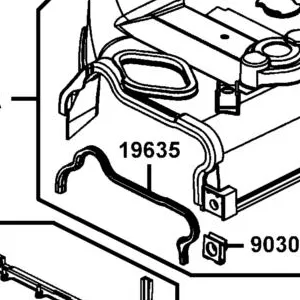 19635-LEA2-900 SEAL SHROUD B — diagram cutout