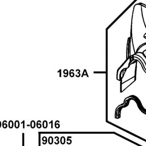 1963A-LEA1-900 SHROUD ASSY B — diagram cutout