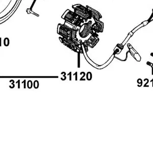 31120-LEA1-90B STATOR COMP (D406) — diagram cutout