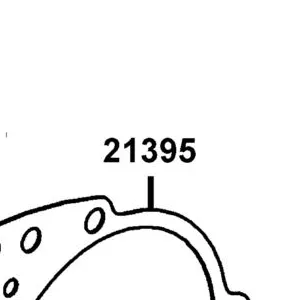 21395-LEA2-900 GASKET MISSION CASE @A — diagram cutout