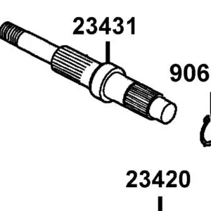 23431-LKC7-900 SHAFT FINAL — diagram cutout