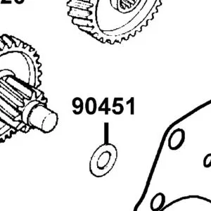 90451-KUDU-900 WASHER THRUST 15MM — diagram cutout