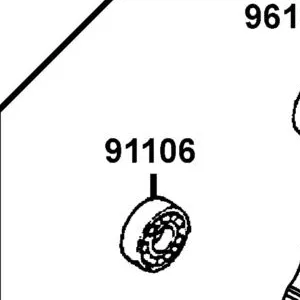 91106-KHC4-90A BRG NEEDLE 15MM — diagram cutout