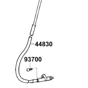 44830-LEA2-900 CABLE COMP.SPDMT — diagram cutout