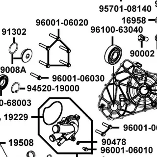 96001-06030-06 BOLT FLANGE SH 6X30 — diagram cutout