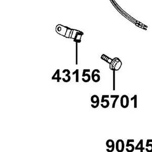 43156-KKC4-900 CLAMPER HOSE RR — diagram cutout