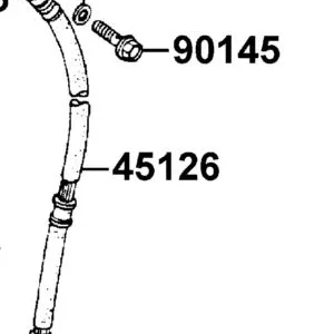 45126-LEA2-910 HOSE ASSY FR BRK — diagram cutout